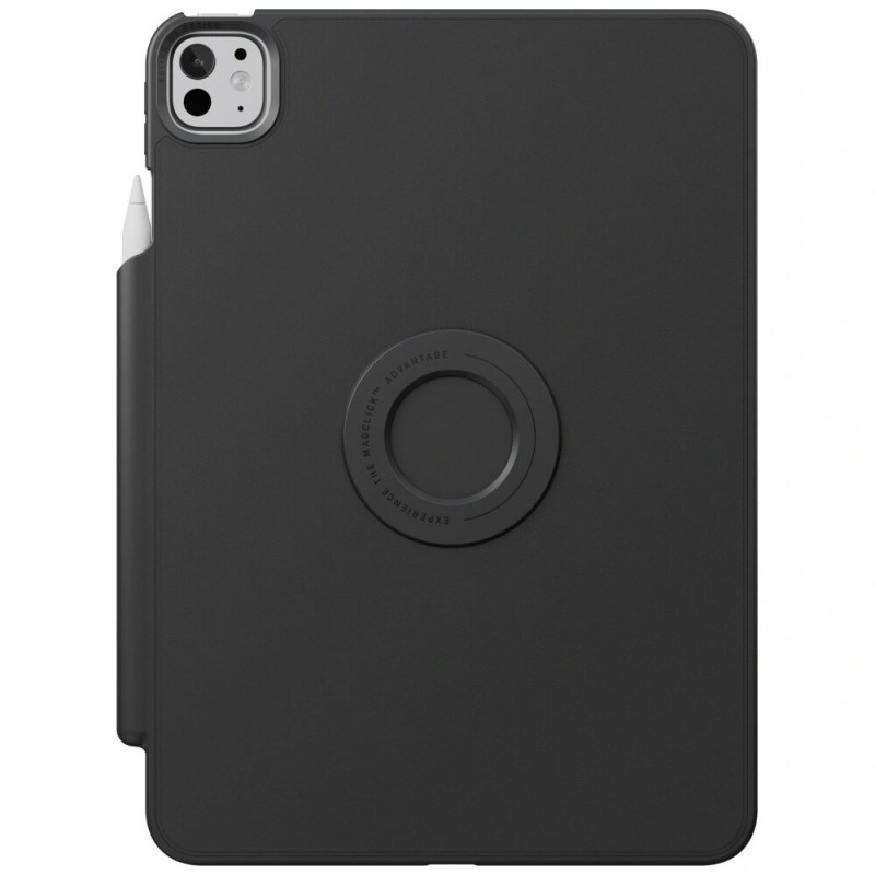 UNIQ Rovus Snapmount Magnetic 360 Rotating Detachable -tablettikotelo Apple iPad Pro 11 2024 -laitteelle, musta