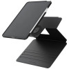 UNIQ Rovus Snapmount Magnetic 360 Rotating Detachable -tablettikotelo Apple iPad Pro 11 2024 -laitteelle, musta