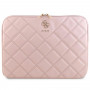 Guess Quilted 4G kannettavan tietokoneen suojahiha GUCS14ZPSQSSGP 14", pinkki