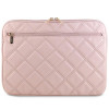 Guess Quilted 4G kannettavan tietokoneen suojahiha GUCS14ZPSQSSGP 14", pinkki