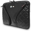 BMW Carbon Pockets & Metal Logo -kannettavan tietokoneen suojahiha 14", musta