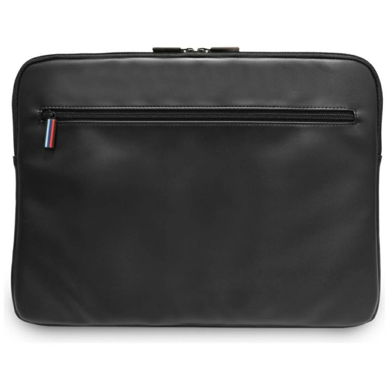 BMW Carbon Pockets & Metal Logo -kannettavan tietokoneen suojahiha 14", musta