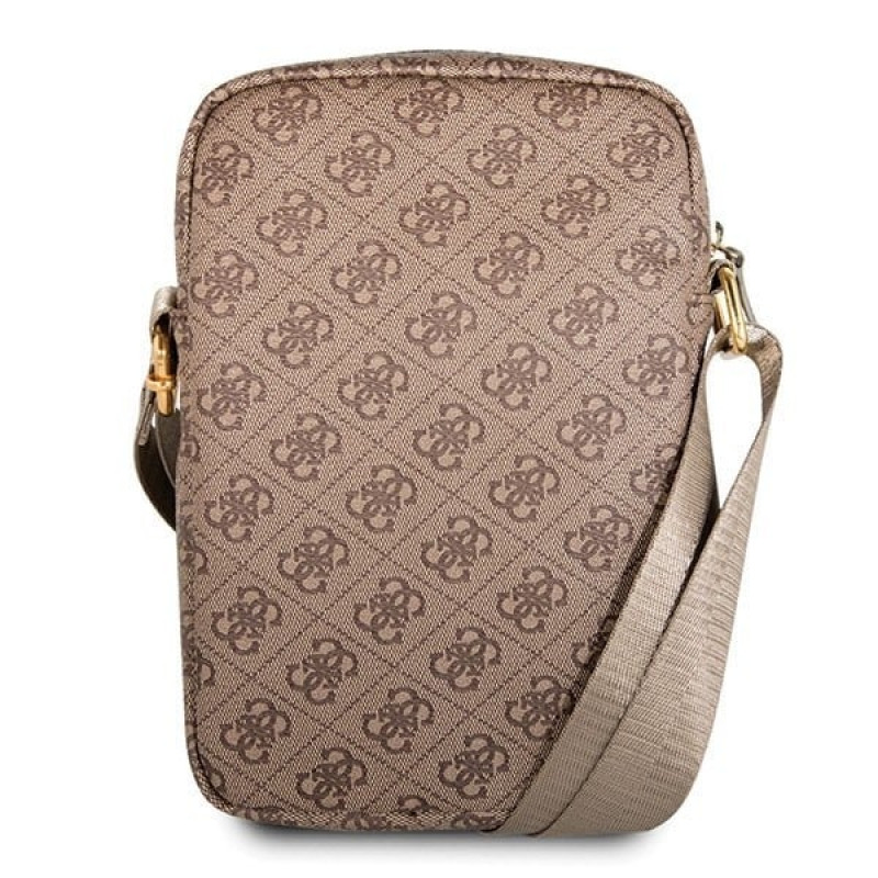 Guess GUTB104GB tablettikotelo 10" tableteille, ruskea, 4G UPTOWN