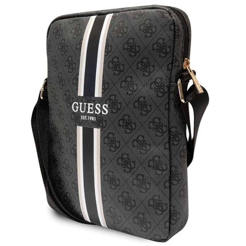 Guess GUTB10P4RPSK 4G Stripes tablettilaukku 10", musta