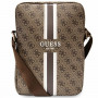 Guess GUTB10P4RPSW 4G Stripes tablettilaukku 10", ruskea