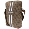 Guess GUTB10P4RPSW 4G Stripes tablettilaukku 10", ruskea
