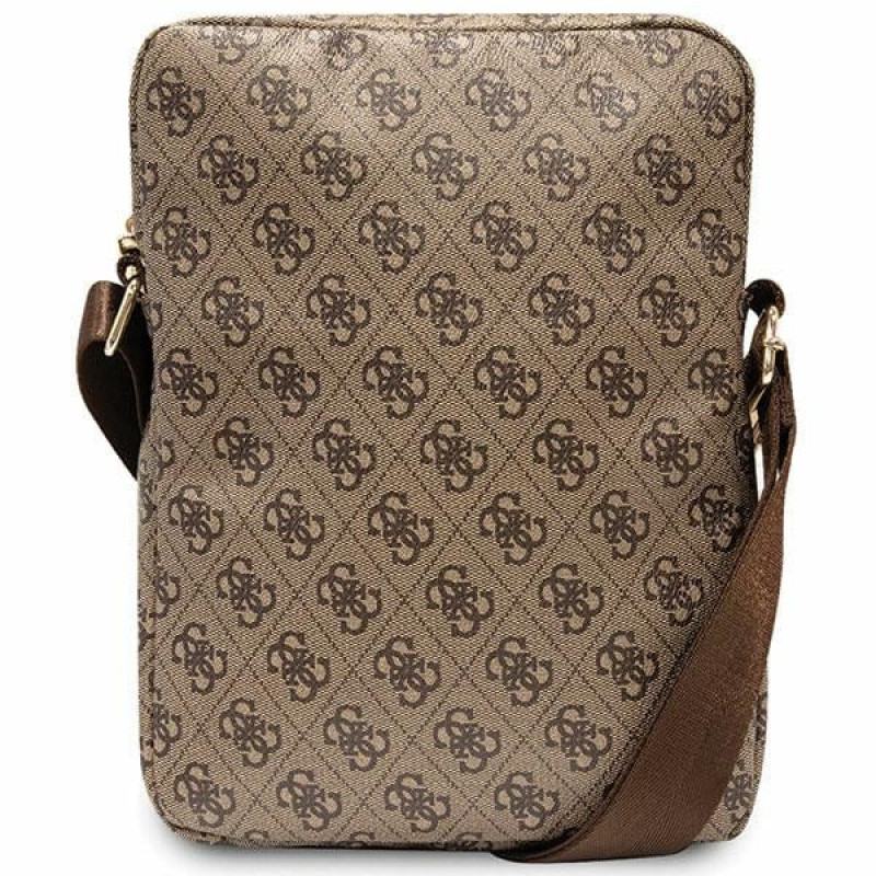 Guess GUTB10P4RPSW 4G Stripes tablettilaukku 10", ruskea
