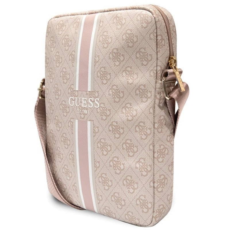 Guess GUTB10P4RPSP 4G Stripes tablettilaukku 10", pinkki