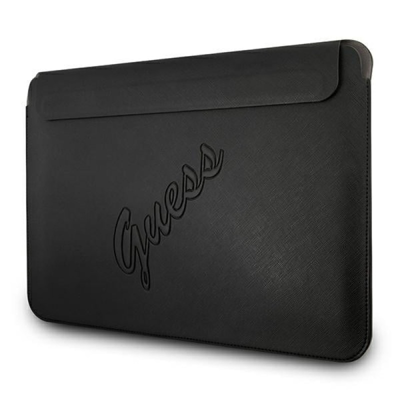 Guess GUCS13PUSASBK Saffiano Script -hihna 13" kannettavalle tietokoneelle, musta