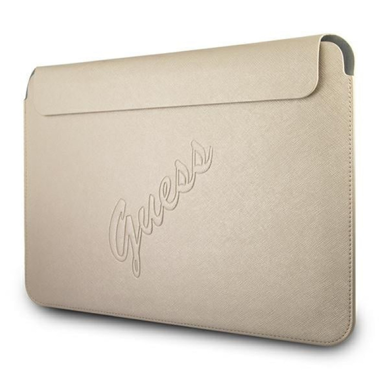 Guess GUCS13PUSASLG Saffiano Script -hihna 13" kannettavalle tietokoneelle, kulta