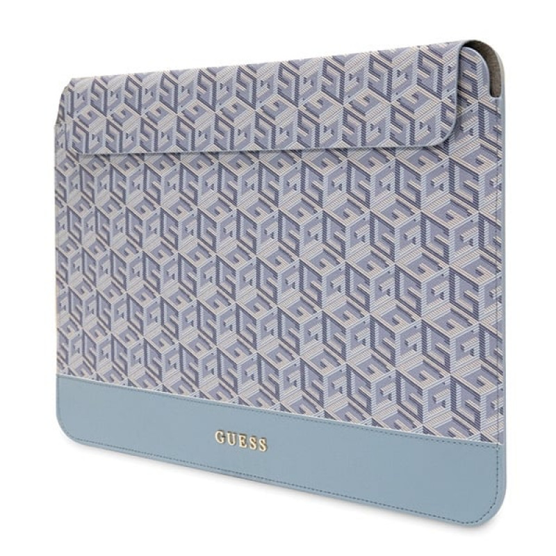 Guess GUCS14HGCFSEB kannettavan tietokoneen suojahiha 14", GCube Stripes, sininen