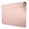 Guess GUCS16PSATLP kannettavan tietokoneen suojahiha 16", Saffiano Triangle, pinkki