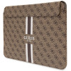 Guess GUCS14P4RPSW kannettavan tietokoneen suojahiha 14", 4G Printed Stripes, ruskea