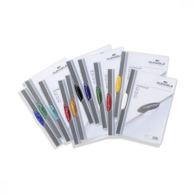 Durable SWINGCLIP 30 A4 -lukukansio 226000, läpinäkyvä (25 kpl)