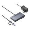 Ugreen D320 M.2 NVMe/SATA-sovitin, USB 3.2, USB-A/USB-C, 10 Gbps