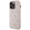 Guess GUBPM5P15L4GEMGP Apple iPhone 15 Pro -kovakotelo + 5000 mAh MagSafe-varavirtalähde -paketti, 4G Metal Logo, pinkki