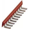 Phoenix Contact 2715953 Insertion Bridge EB 80-DIK RD, 80-napainen, 6.2 mm, punainen, riviliitin