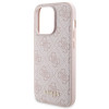 Guess GUBPM5P14L4GEMGP Apple iPhone 14 Pro -kovakotelo + 5000 mAh MagSafe-varavirtalähde -paketti, 4G Metal Logo, pinkki