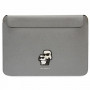 Karl Lagerfeld KLCS14SAKCPMG Kannettavan tietokoneen suojahiha 14", hopea, Saffiano Karl&Choupette