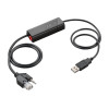 HP Poly APU-76 elektroninen kuulokkeiden hook-switch-sovitin, TAA-yhteensopiva (85R00AA)