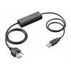 HP Poly APU-76 elektroninen kuulokkeiden hook-switch-sovitin, TAA-yhteensopiva (85R00AA)