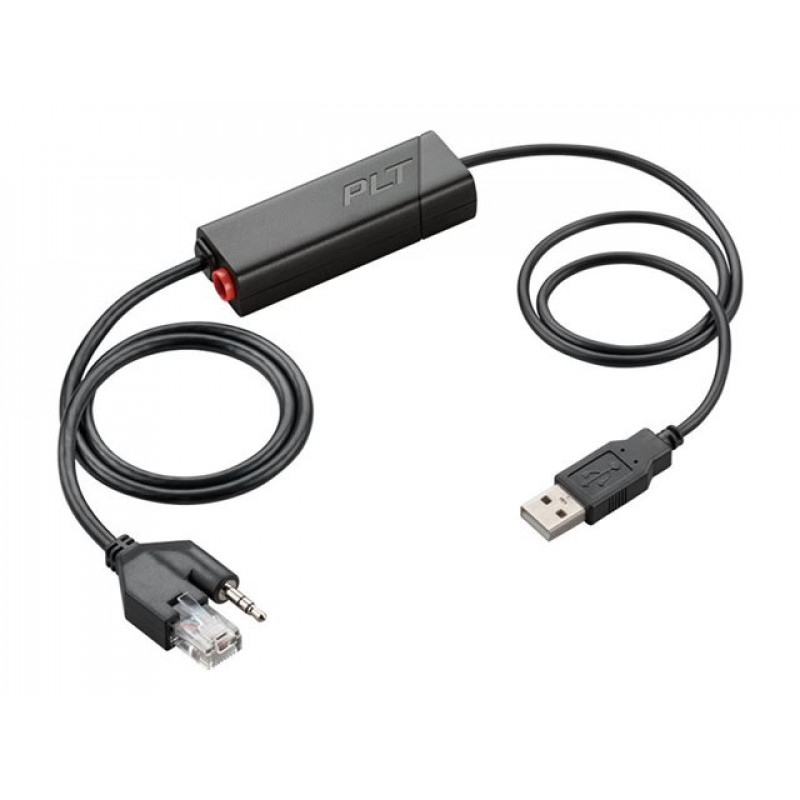 HP Poly APU-76 elektroninen kuulokkeiden hook-switch-sovitin, TAA-yhteensopiva (85R00AA)