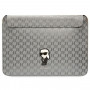 Karl Lagerfeld KLCS14SAKHPKG Kannettavan tietokoneen suojahiha 14", hopea, Saffiano Monogram Ikonik