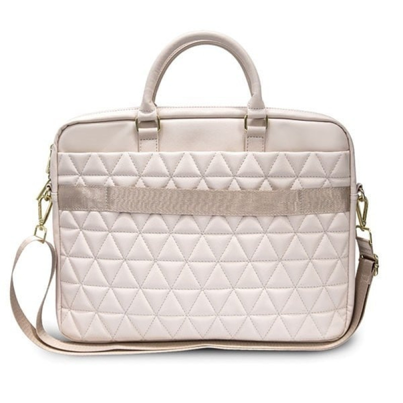 Guess GUCB15QLPK Kannettavan tietokoneen laukku 15", pinkki, Quilted
