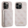 Guess GUBPM5P15X4GEMGP Apple iPhone 15 Pro Max kovakuori + 5000 mAh MagSafe virtapankki -yhdistelmä, 4G Metal Logo, pinkki