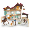 Schleich Horse Club järvenrantahuvila ja paddock -leikkisetti 42785