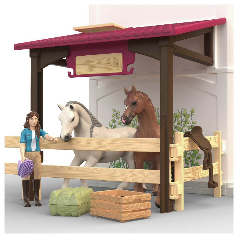 Schleich Horse Club järvenrantahuvila ja paddock -leikkisetti 42785