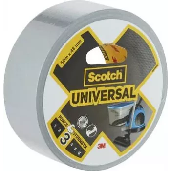 3M 1900 hopeinen kangasteippi, 48 mm x 50 m, 6 rullaa – monipuolinen niputtamiseen, korjaamiseen, tiivistämiseen 7100205300