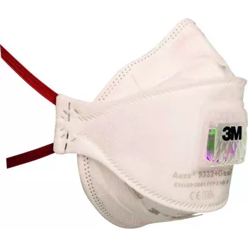 3M Aura 9332+ GEN3 FFP3 NR D kertakäyttöinen hengityssuojain Cool Flow -venttiilillä