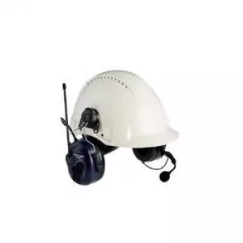 3M PELTOR LiteCom korvakoukku-headset kaksisuuntaisella radiopuhelimella, musta/sininen/valkoinen XH001680442