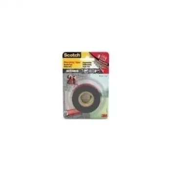 3M Scotch kaksipuolinen asennusteippi, 19 mm x 1,5 m, erittäin vahva, harmaa, kestää 6 kg / 30 cm 40021915
