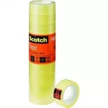 3M Scotch Magic Tape 5081510, 19 mm x 10 m, läpinäkyvä, 12 rullaa