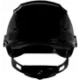 3M SecureFit X5512V-CE-4 tuuletettu turvakypärä UV-ilmaisimella, musta, EN 397