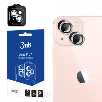 3MK Apple iPhone 13 Pro / 13 Pro Max Lens Protection Pro - kameran linssinsuoja karkaistusta lasista ja alumiinista (musta)