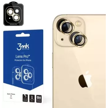 3MK Apple iPhone 14 Lens Protection Pro kulta