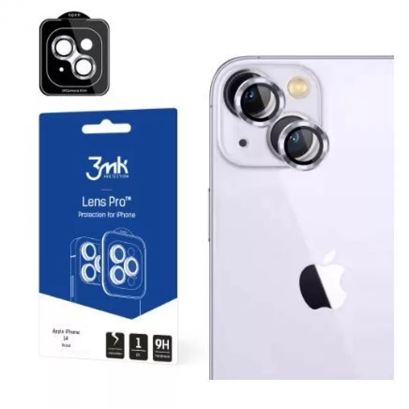 3MK Apple iPhone 14 Lens Protection Pro violetti