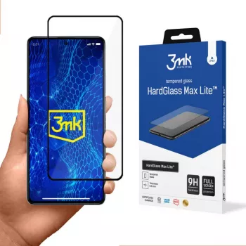 3MK HardGlass Lite panssarilasi näytönsuojakalvo Xiaomi Redmi Note 12 5G / Poco X5 5G - musta