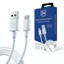 3MK Hyper Cable USB-A - USB-C 5A 60W 1,2 m valkoinen