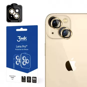 3MK iPhone 14 Pro Max Lens Protection Pro kulta