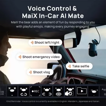 70mai Dash Cam 4K Omni X800 musta