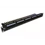 A-LAN Alantec PK012 patch-paneeli 1U 24-porttia RJ45 Cat.5e UTP musta