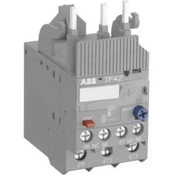 ABB TF42-3.1 lämpöylikuormitusrele, 2,4-3,1 A, 690 V AC, 3-napainen, luokka 10, ruuviliittimet 1SAZ721201R1033