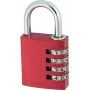 ABUS ABVS48813 massiivinen messinkilukko karkaistulla terässangalla, 45 mm, avaimella, 2 avainta