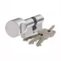 ABUS kaksoissylinteri 45x55mm mattametalli pitkä 3 avainta