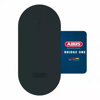 ABUS Security-Center BRIDGE One älykodin langaton LAN-silta (ABBO10000B), musta, 230 V, Bluetooth-yhteensopiva