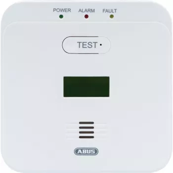 ABUS Security-Center COWM510 häkäilmaisin LCD-näytöllä – valkoinen (EN 50291-1)